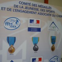 Cérémonie de la remise des médailles du sport, le jeudi 16 novembre 2017