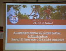 Assemblée Générale du CODEP18, Samedi 23 Novembre à Saint-Doulchard
