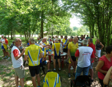 Rando Seniors CE MBDA Bourges Cyclo à Bourgneuf le 15 juin 2017