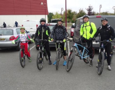 Le froid et la pluie se sont invités à la randonnée VTT d’Automne de l’U.S MEREAU Vélo